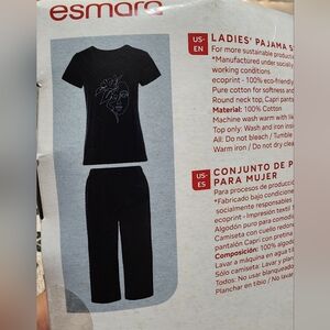 Esmara Blue Pajama Set New M (8/10) 100% Cotton